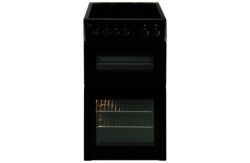 Beko BDC5422 Twin Cavity Electric Cooker - Black